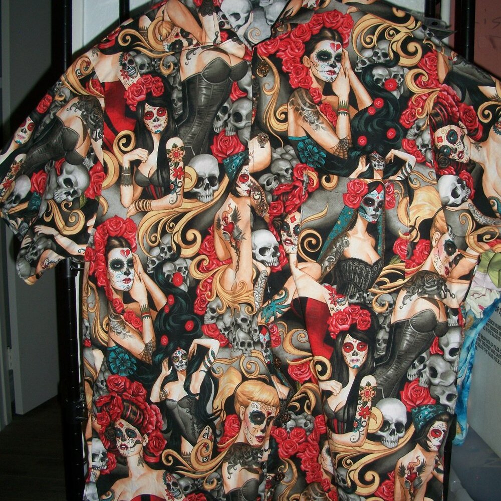 XL Alexander Henry Las Elegantes Mens Shirt-Unique!!!